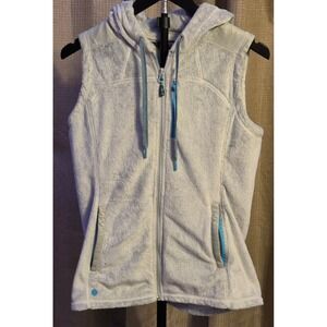 Outdoor Research Casia Hooded Vest Women's Size Medium Gray Blue